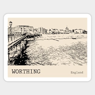 Worthing England Magnet